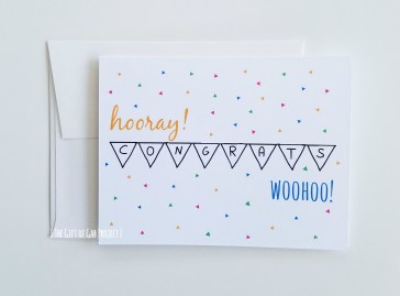 Hooray Congrats Woohoo WM