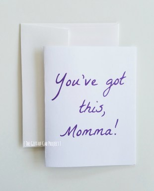 You've got this, Momma WM